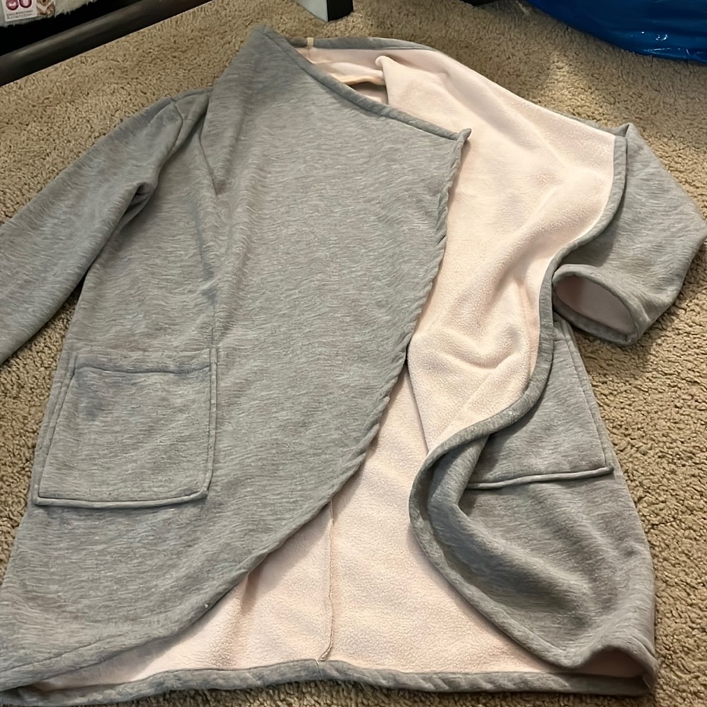 Fabletics Gray and Pink Coat